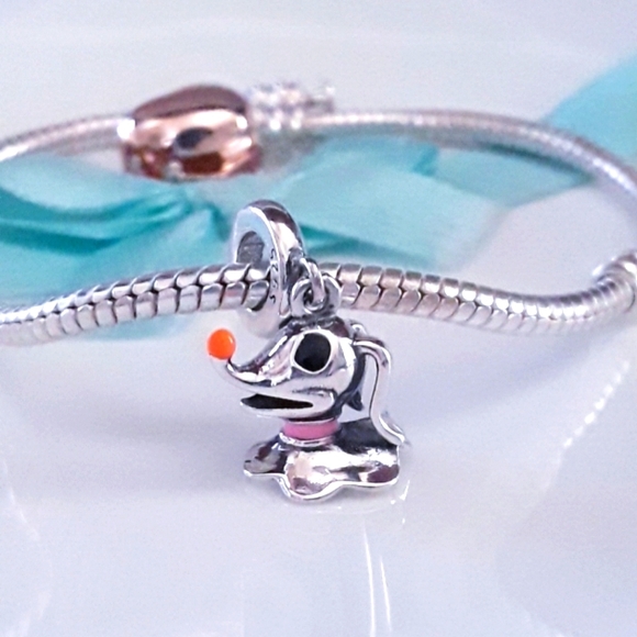 Nightmare Before Christmas Zero ghost dog charm S925 Sterling Pandora compatible - Picture 1 of 10